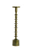 Candle holder 11x54,5 cm MERAKO shiny green gold