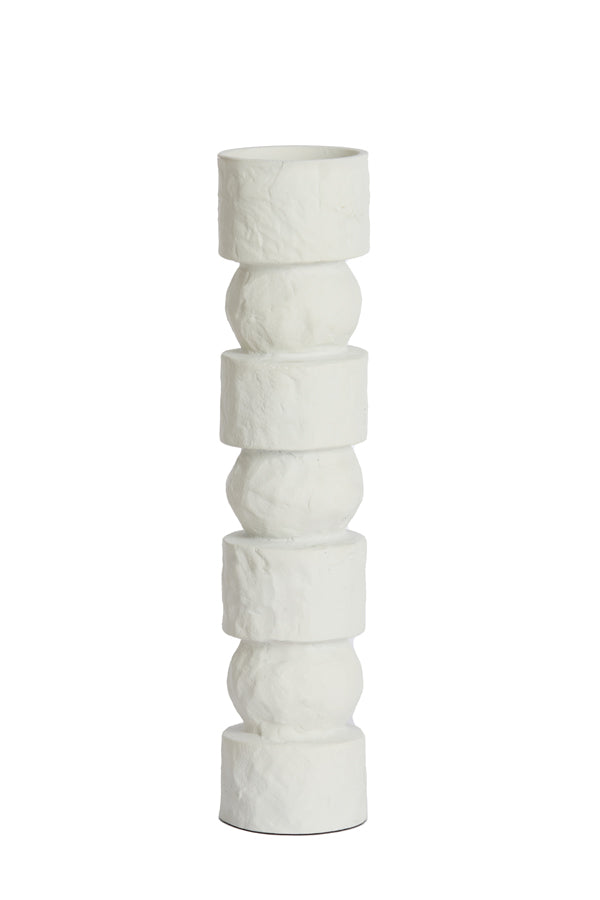 Candle holder 9x41 cm AKTA cream