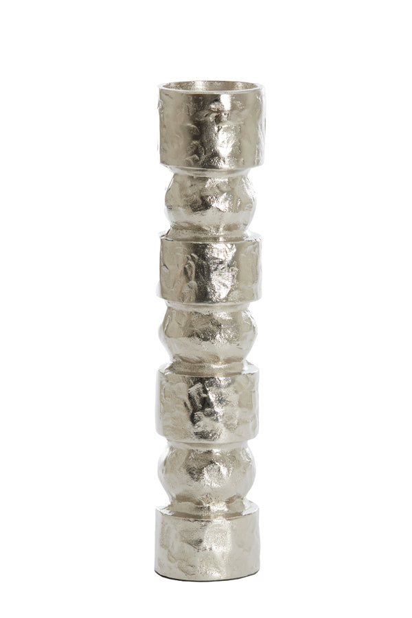 Candle holder 9x41 cm AKTA raw nickel