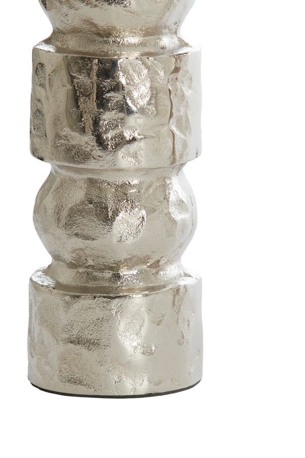 Candle holder 9x41 cm AKTA raw nickel