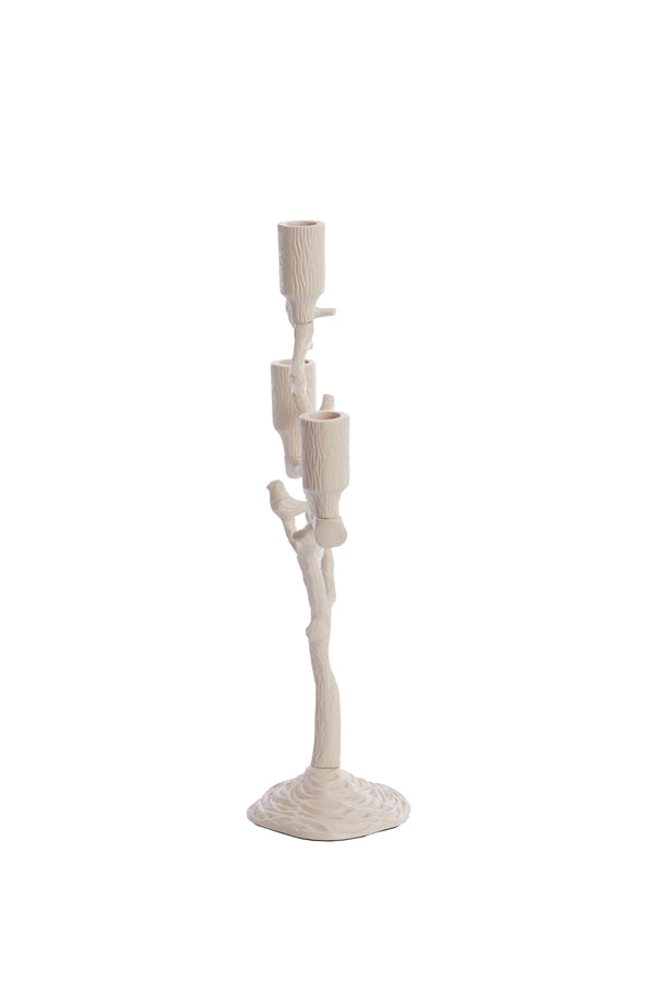 Candle stick 3L 26x11x42 cm JARDIA cream