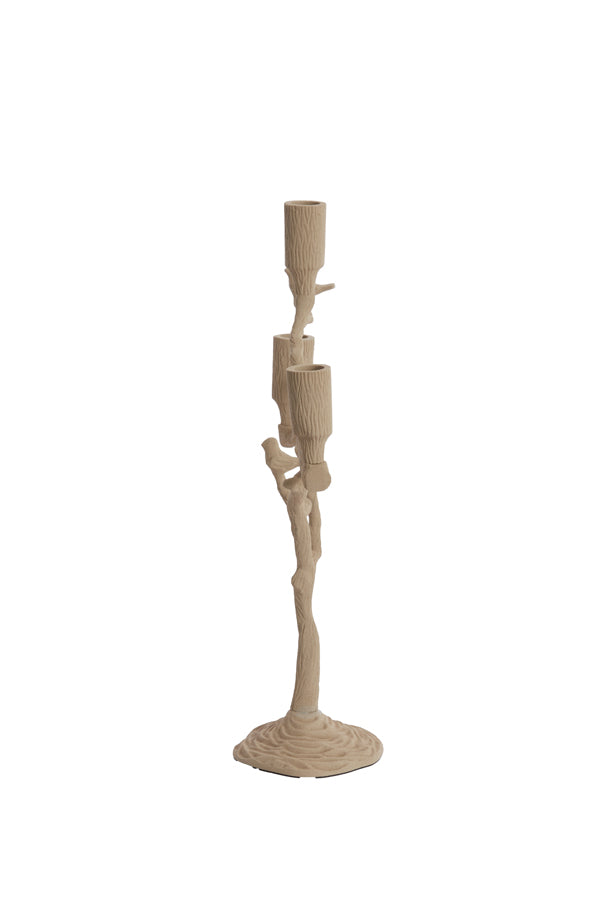 Candle stick 3L 26x11x42 cm JARDIA sand