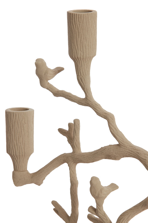 Candle stick 3L 26x11x42 cm JARDIA sand