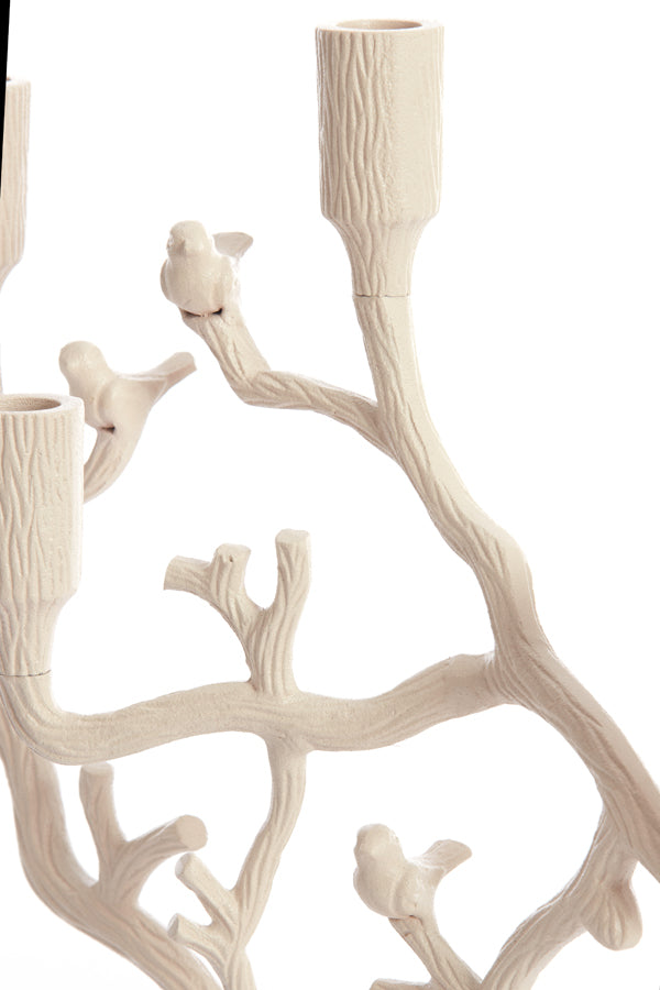 Candle stick 4L 35x14x47 cm JARDIA cream