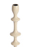 Candle stick 12x36 cm VICARI shiny cream