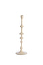 Candle stick 14x43 cm VICARI shiny cream