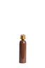 Candle stick 6,5x25 cm THAMYA brown+gold