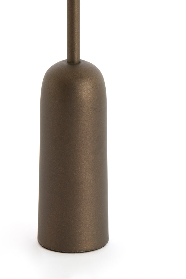 Candle stick 5x28 cm YASILO dark bronze