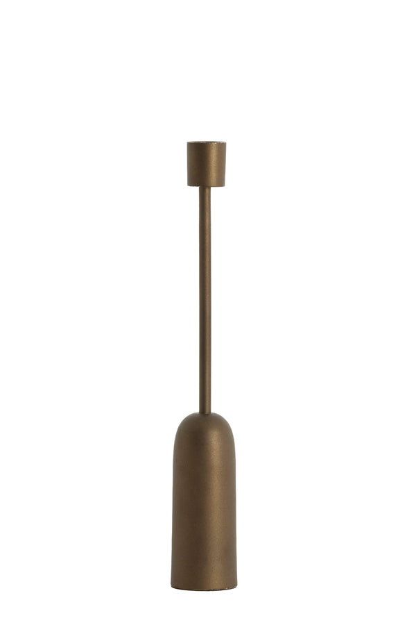 Candle stick 5x33,5 cm YASILO dark bronze