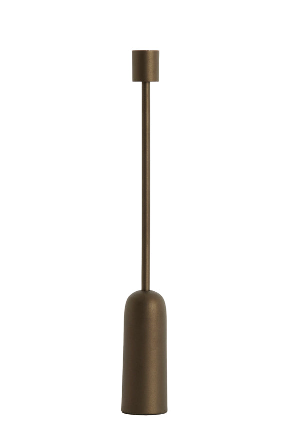 Candle stick 5x38 cm YASILO dark bronze