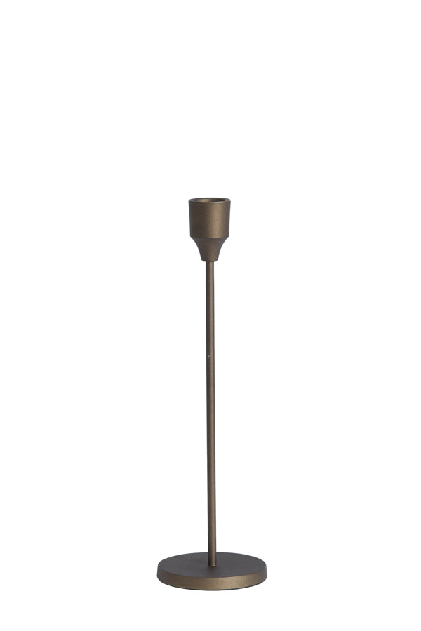 Candle stick 7,5x25,5 cm KAYIN dark bronze
