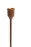 Candle stick 7,5x25,5 cm KAYIN shiny dark brown
