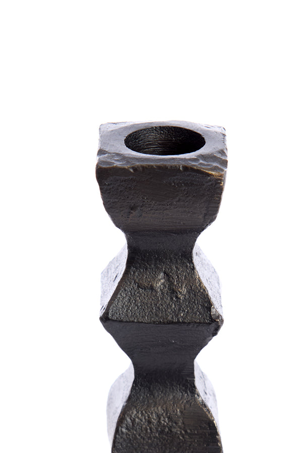 Candle stick 5,5x5,5x10,5 cm KAWYA black