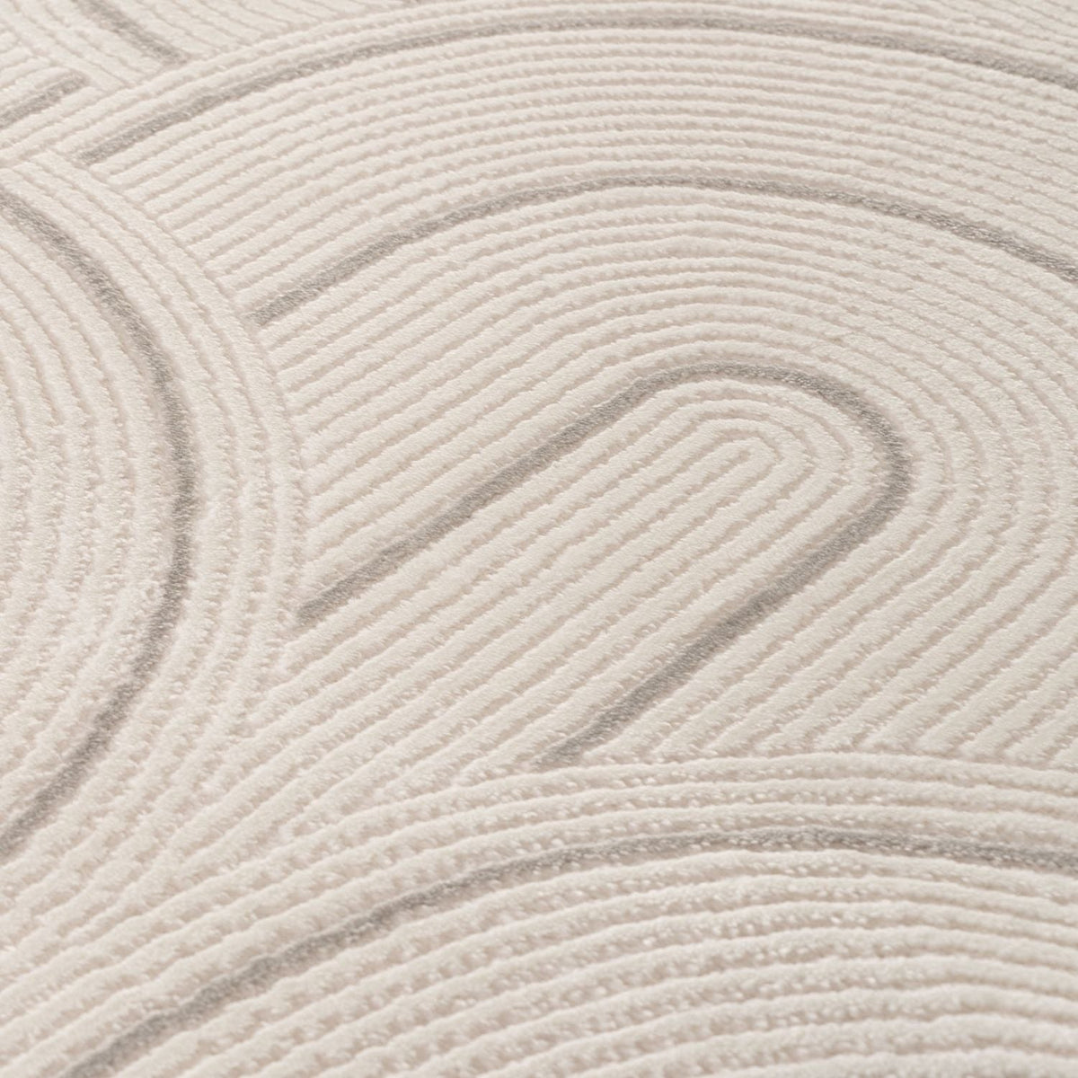 Carmel Cream-Grey Geometric Rug | 6070