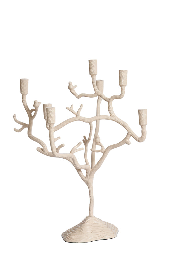 Candle stick 7L 60x35x70 cm JARDIA cream