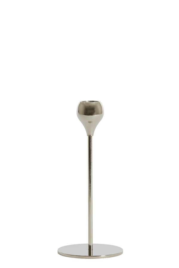 Candle stick 8,5x20 cm SAMUI nickel