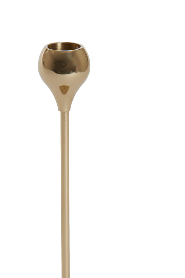 Candle stick 8,5x20 cm SAMUI gold