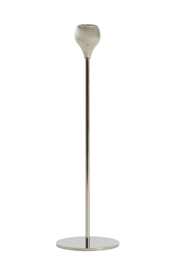 Candle stick 8,5x30 cm SAMUI nickel
