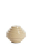 Candle stick 13x10,5 cm WANHATI shiny light grey