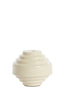 Candle stick 13x10,5 cm WANHATI shiny cream