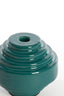 Candle stick 13x10,5 cm WANHATI shiny dark green