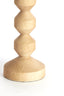Candle stick 12x18 cm DOZZA wood matt natural