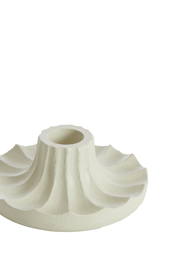 Candle stick 10x5 cm MERIDA cream