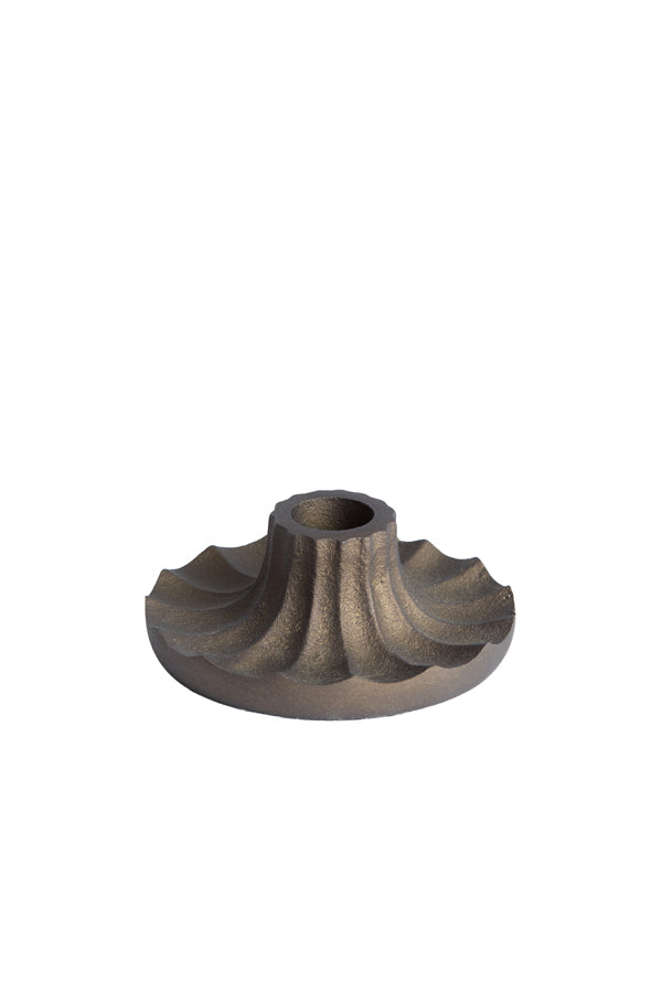 Candle stick 10x5 cm MERIDA dark bronze
