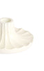 Candle stick 12x6 cm MERIDA shiny cream