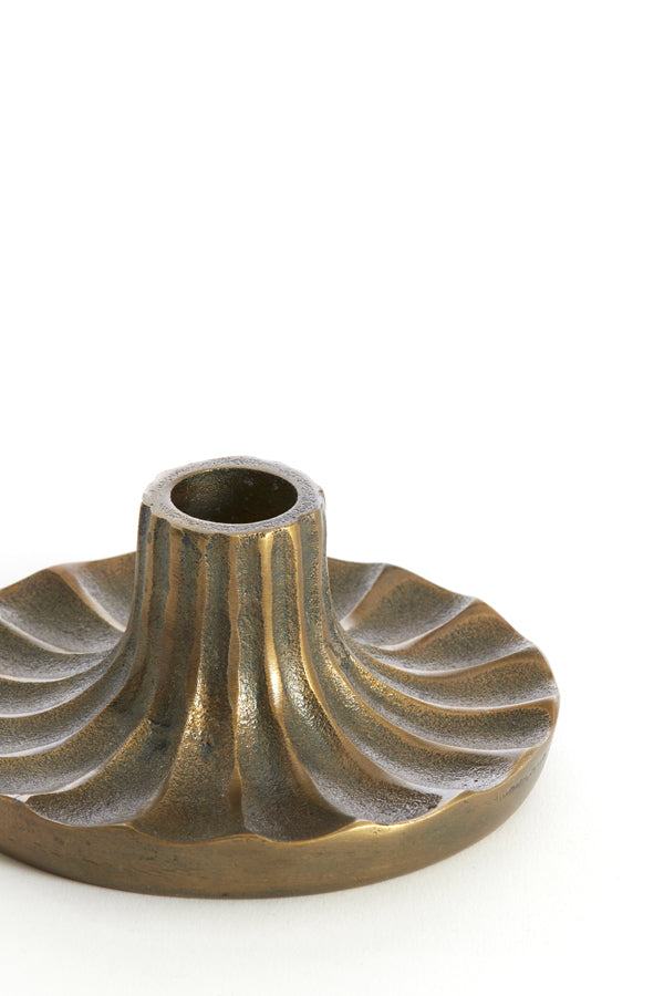 Candle stick 12x6 cm MERIDA antique bronze