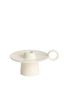 Candle stick 16,5x14x9 cm SALTILLO shiny cream