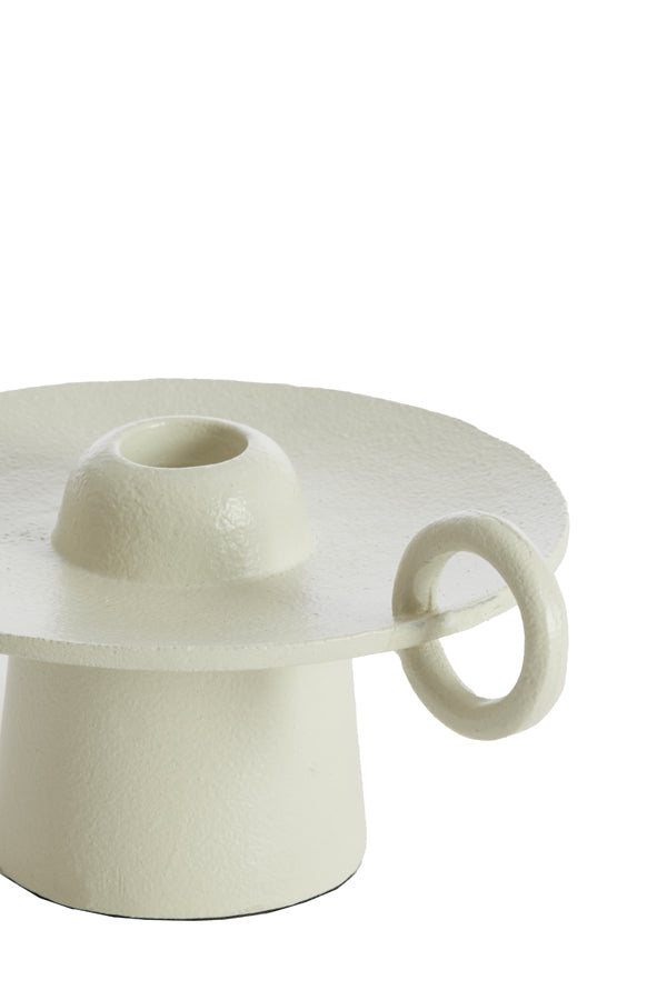 Candle stick 16,5x14x9 cm SALTILLO cream
