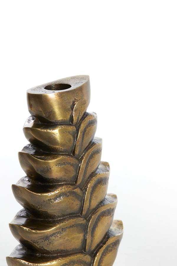 Candle stick 13x6x18 cm BATALIO antique bronze