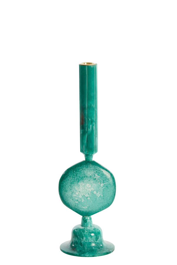 Candle stick 10x36 cm KUMOPA petrol