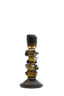 Candle stick 11x24,5 cm ESTIVA glass olive green