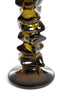 Candle stick 11x34 cm ESTIVA glass olive green
