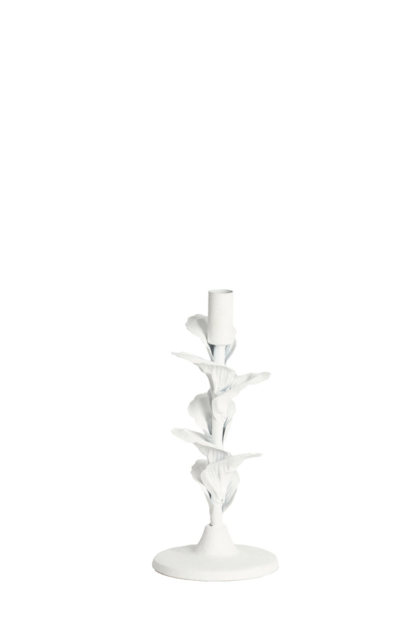 Candle stick 12x25 cm PARANA matt cream