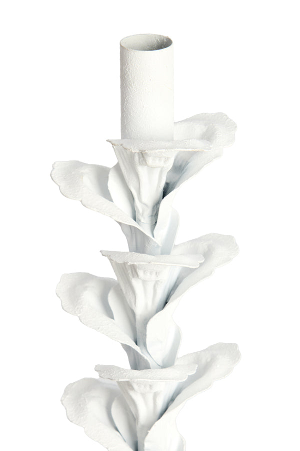 Candle stick 12x25 cm PARANA matt cream