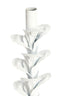 Candle stick 12x25 cm PARANA matt cream
