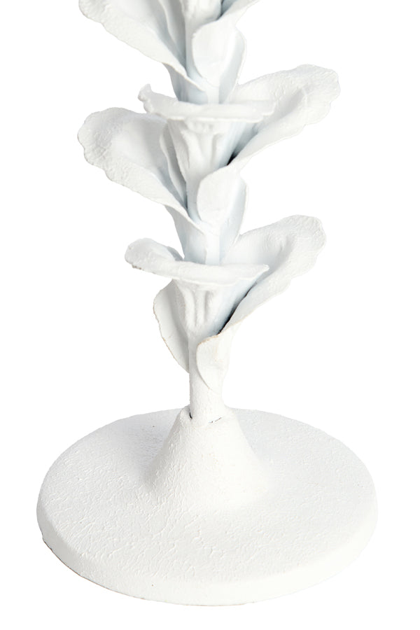 Candle stick 12x25 cm PARANA matt cream