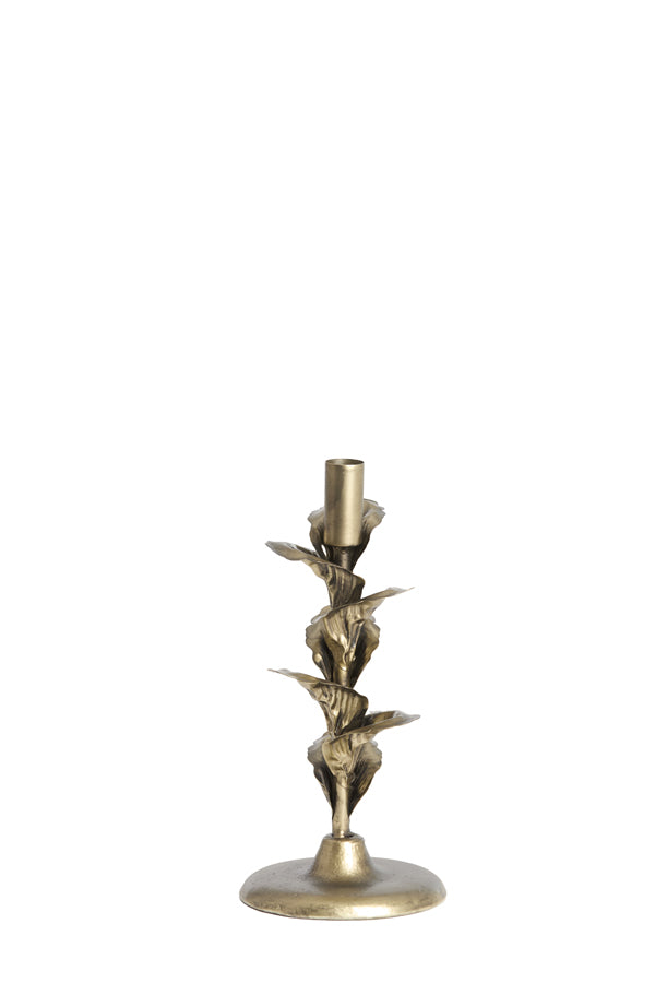 Candle stick 12x25 cm PARANA bronze
