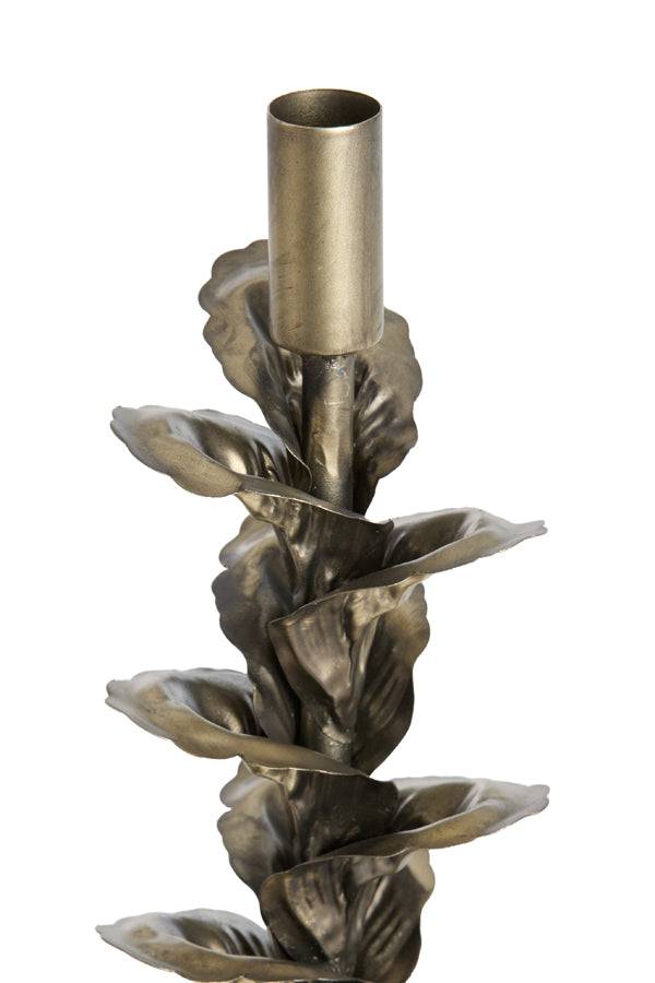 Candle stick 12x25 cm PARANA bronze