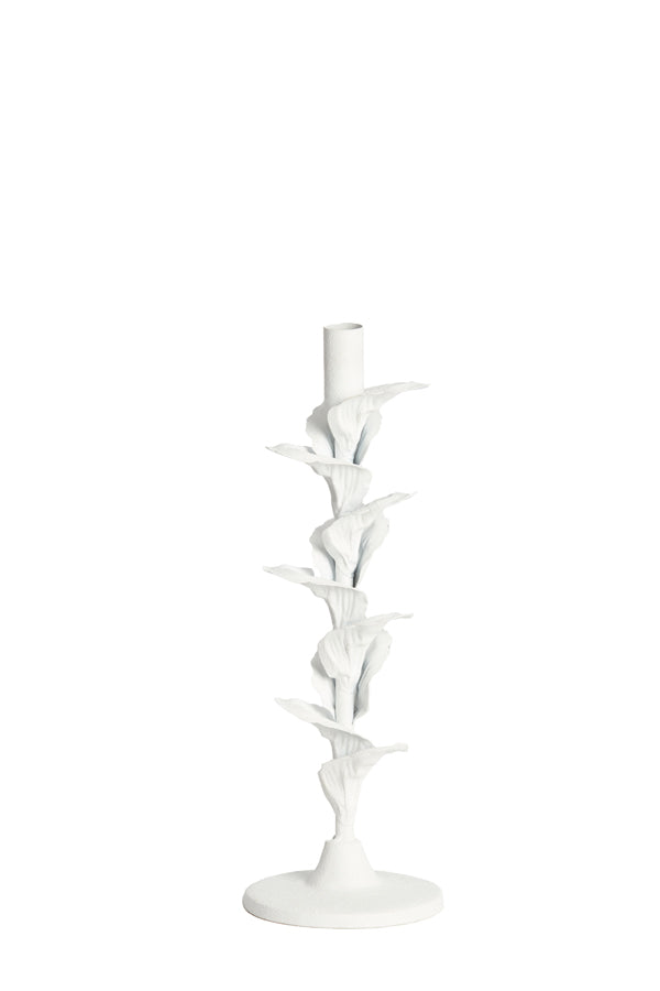 Candle stick 12x33 cm PARANA matt cream