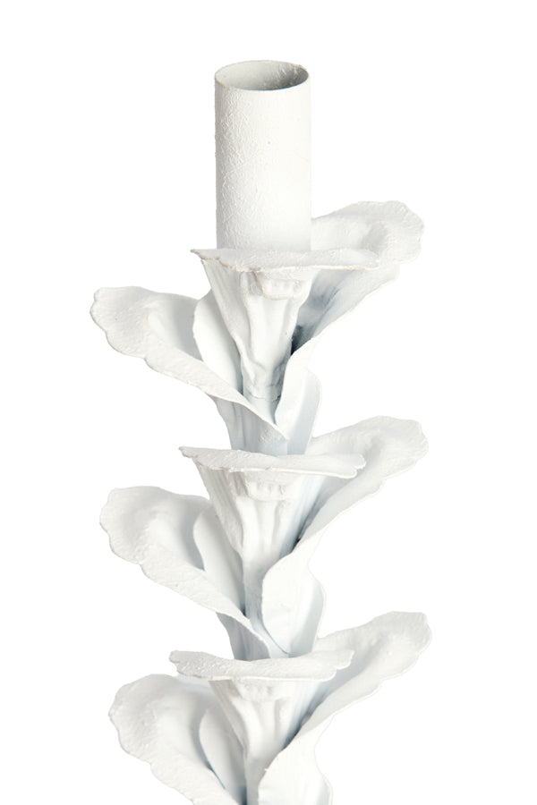 Candle stick 12x33 cm PARANA matt cream