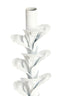 Candle stick 12x33 cm PARANA matt cream