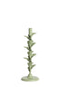 Candle stick 12x33 cm PARANA matt mint green