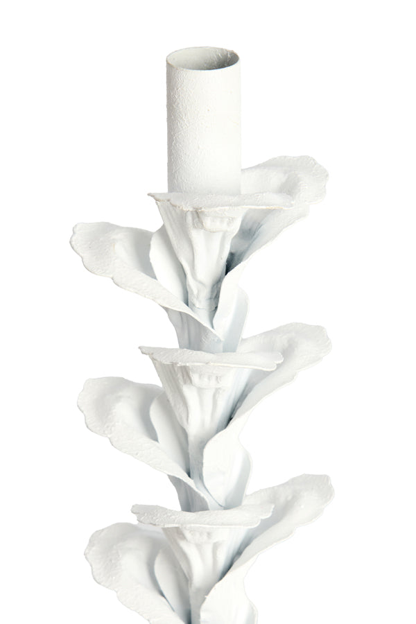 Candle stick 12x41 cm PARANA matt cream