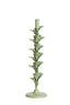 Candle stick 12x41 cm PARANA matt mint green