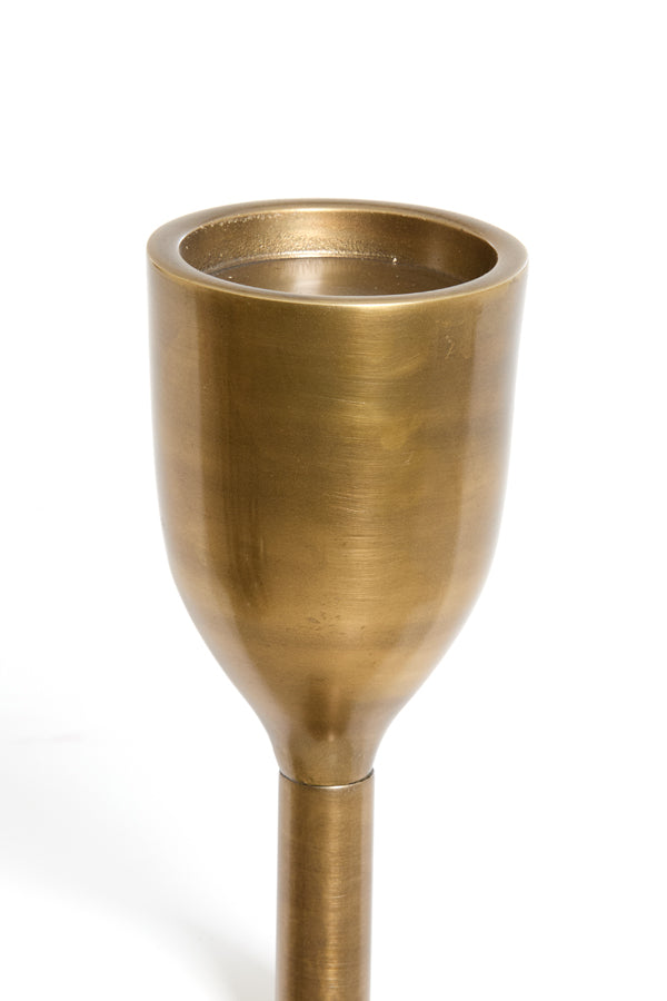 Candle holder 13x77 cm VELEZ antique bronze