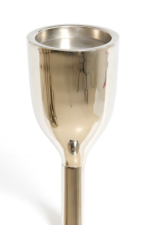 Candle holder 13x77 cm VELEZ nickel